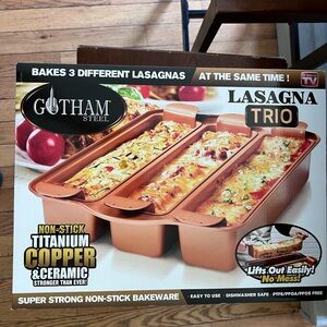 Lasagna trio pan